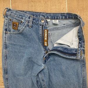 Cinch denim jeans